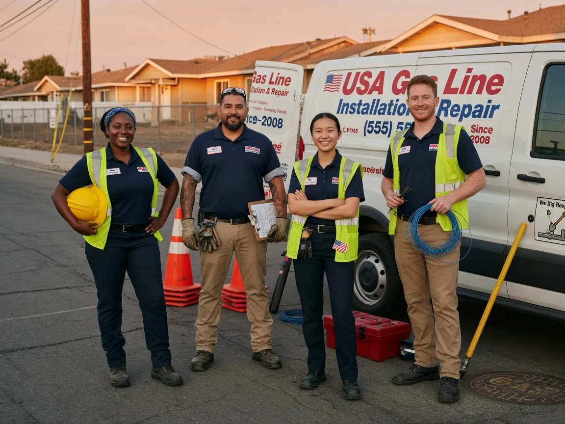 Gas Line Installation company in Hunter, ND
